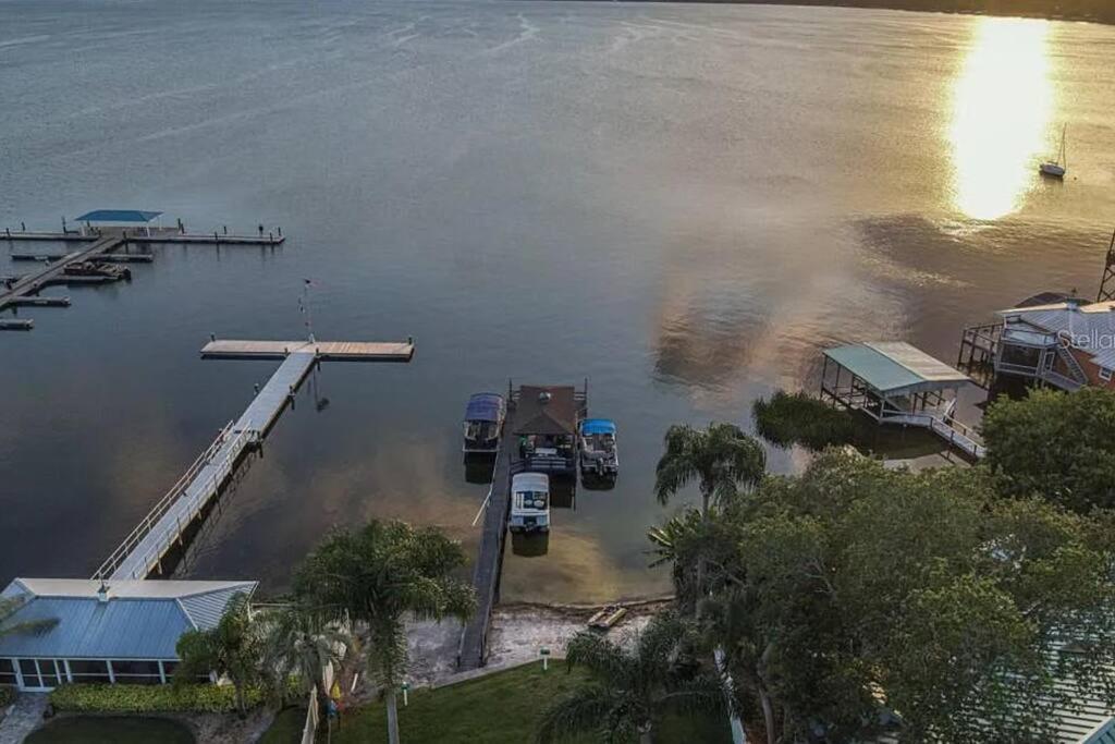 Lakefront Duplex With Pontoon Boat 2 Bedroom Home Mount Dora Exterior photo